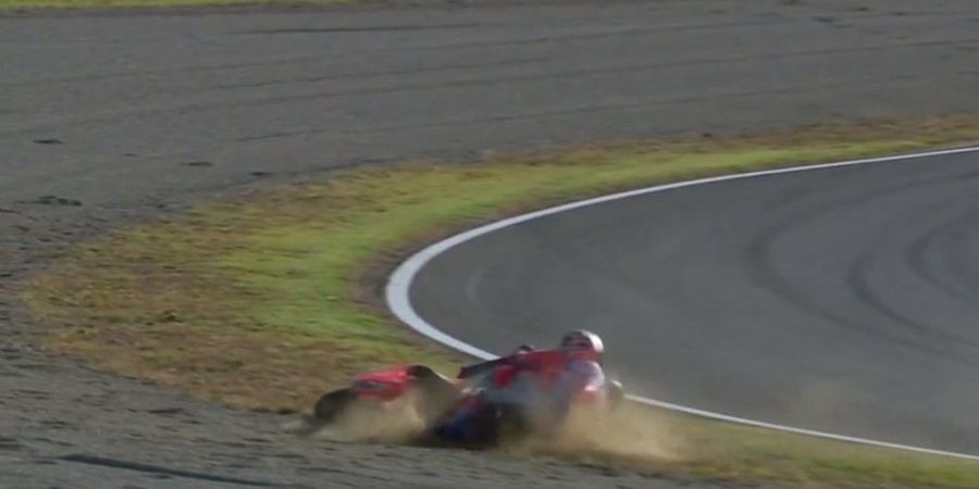 MotoGP Jepang 2018 - Andrea Dovizioso: Saya Terjatuh karena Menghindari Marc Marquez