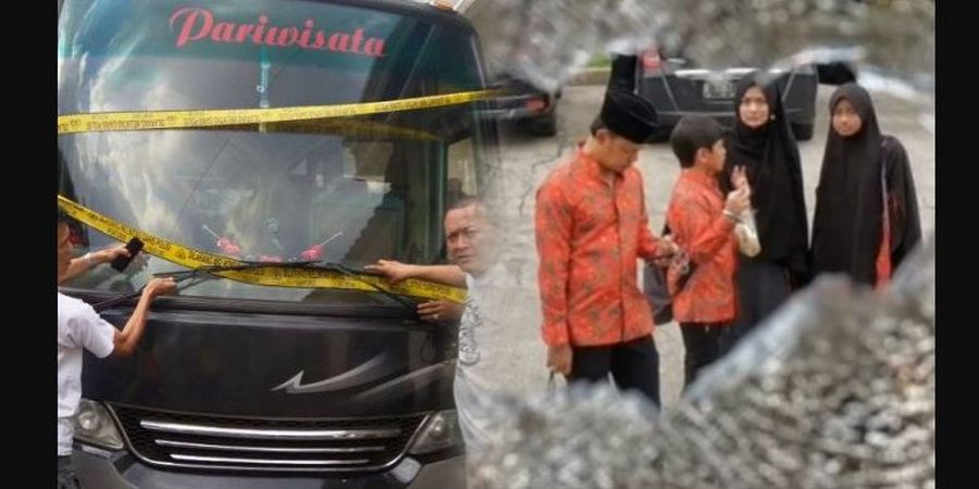 Dikira Suporter Persija, Oknum Suporter Melempari Bus Rombongan Umroh Walikota Bogor dengan Batu