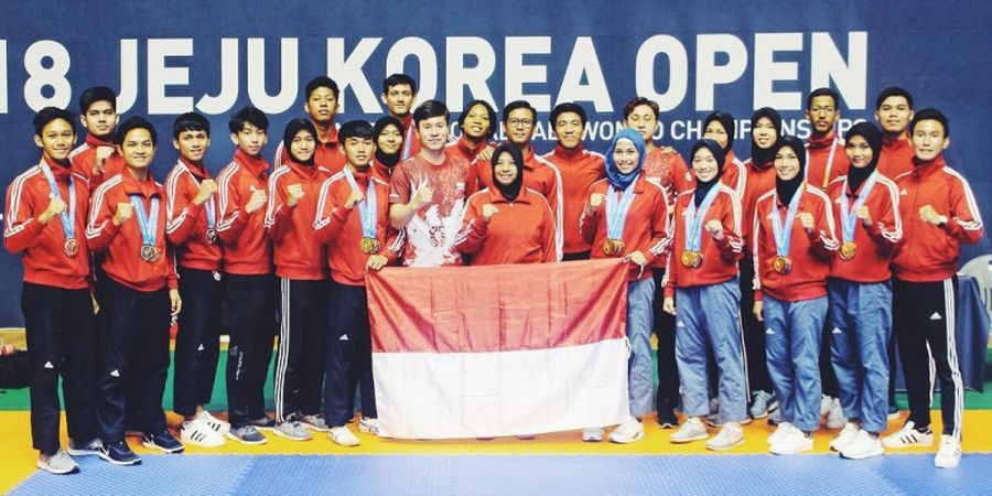 Jelang Asian Games 2018, Tim Taekwondo Indonesia Bawa Pulang 9 Medali dari Korea Selatan