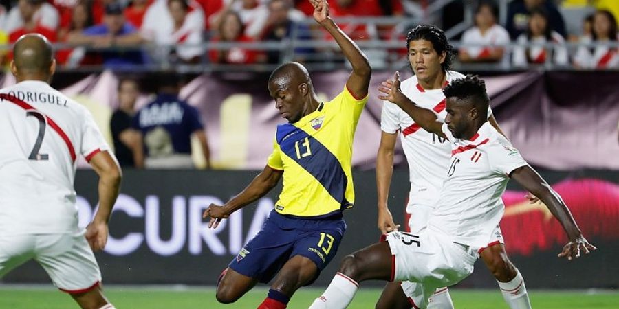 Tertinggal Dua Gol, Ekuador Tahan Imbang Peru