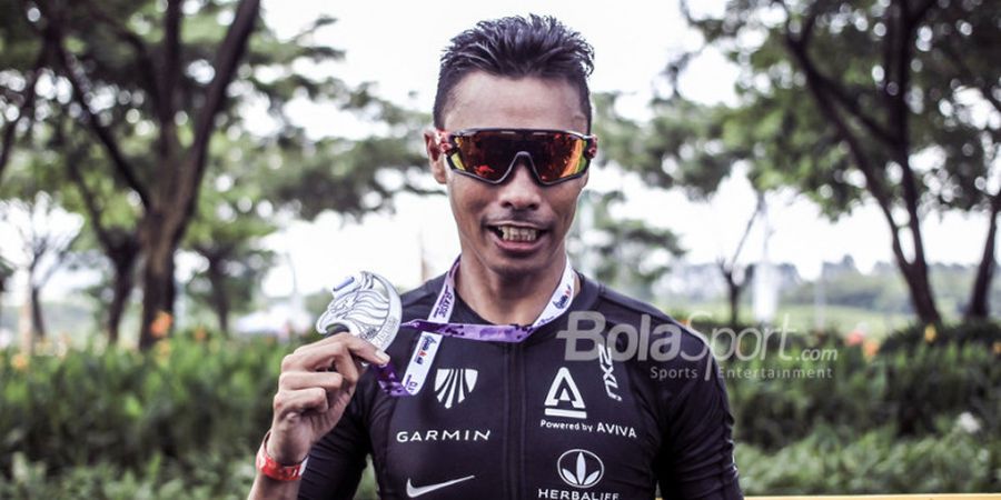Jauhari Johan Pemanasan Asian Games di Powerman Indonesia 2018
