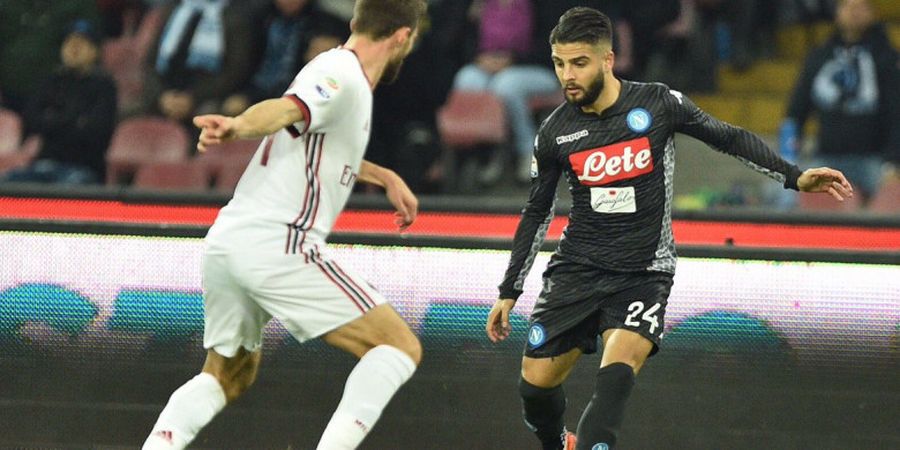 Hasil Babak I dan Live Streaming Napoli Vs AC Milan - Lorenzo Insigne Bawa Tuan Rumah Unggul