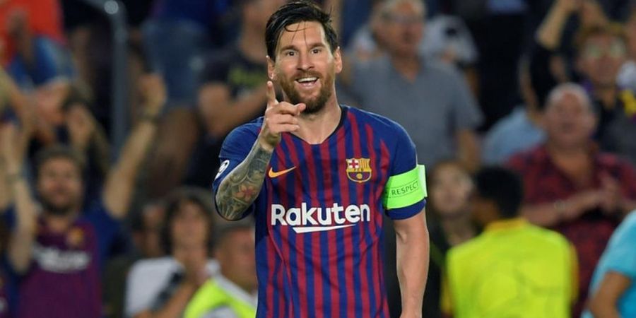 Begini Ekspresi Anak Ketiga Lionel Messi Saat Pangku Kepala Ayahnya