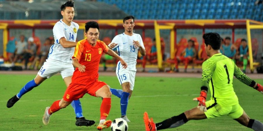 Persiapan Asian Games 2018, Timnas U-23 Malaysia Ditekuk China