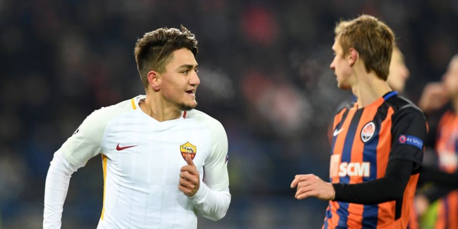 Cengiz Under Pencetak Gol Termuda Kedua AS Roma di Liga Champions