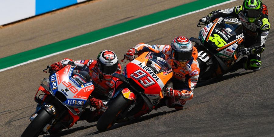 Soal Insiden MotoGP Aragon, Jorge Lorenzo: Marc Marquez Tidak Peduli dengan Pebalap Lainnya