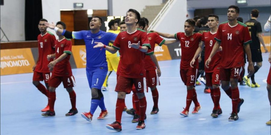 Timnas Futsal Indonesia Unggul 5-0 atas Brunei di Babak Pertama