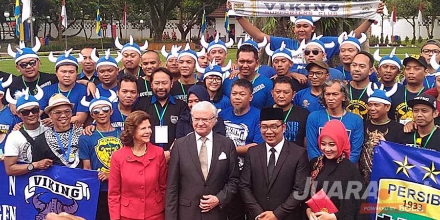 Viking Bertemu dengan Raja dan Ratu Swedia, Umuh Muchtar Bangga