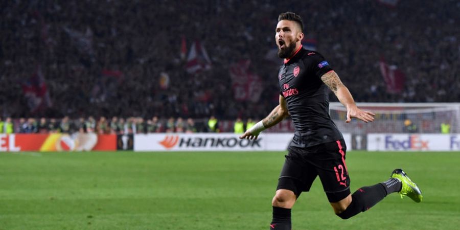 Raja Gol Satu Sentuhan Arsenal Bernama Olivier Giroud