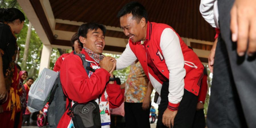 Tiba di Solo, Atlet Para Games Indonesia Lakoni Konvoi Bersama Menpora