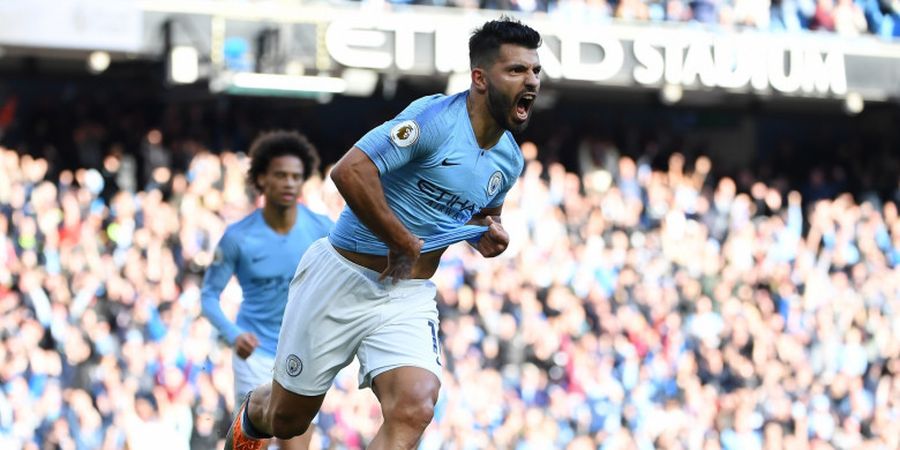 Liverpool Vs Manchester City - Peluang Sergio Aguero Cetak 2 Rekor di Stadion Anfield