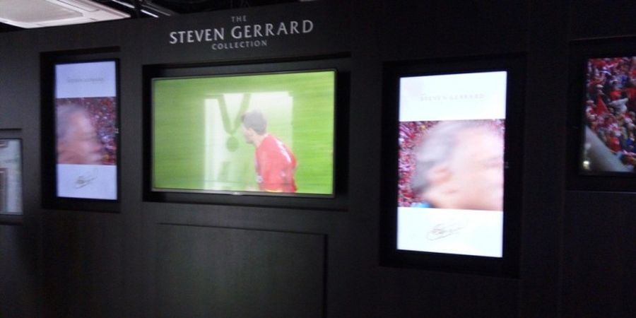 Penghargaan dan Persembahan Gerrard di Museum Liverpool FC