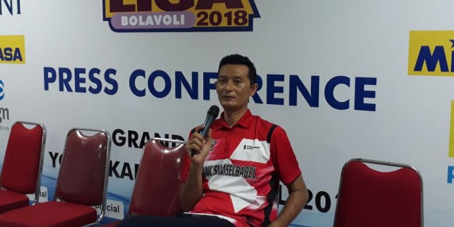 Kalah di Final Proliga 2018, Pelatih Palembang Bank SumselBabel Tetap Bangga dengan Anak Asuhnya