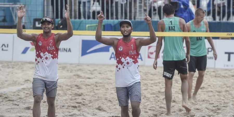 Voli Pantai Asian Games 2018 - Kemenangan Candra/Ashfiya atas Gilang/Danang Bukan Hasil Skenario