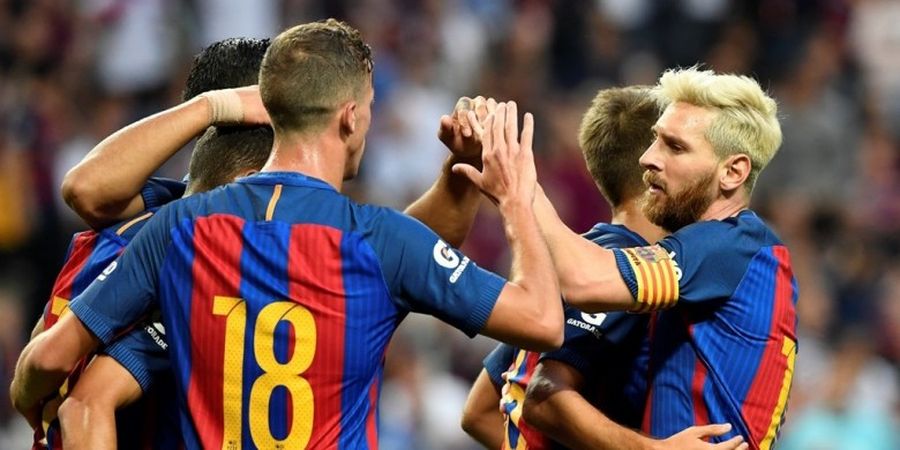 Barcelona Tumbangkan Juara Premier League di Solna