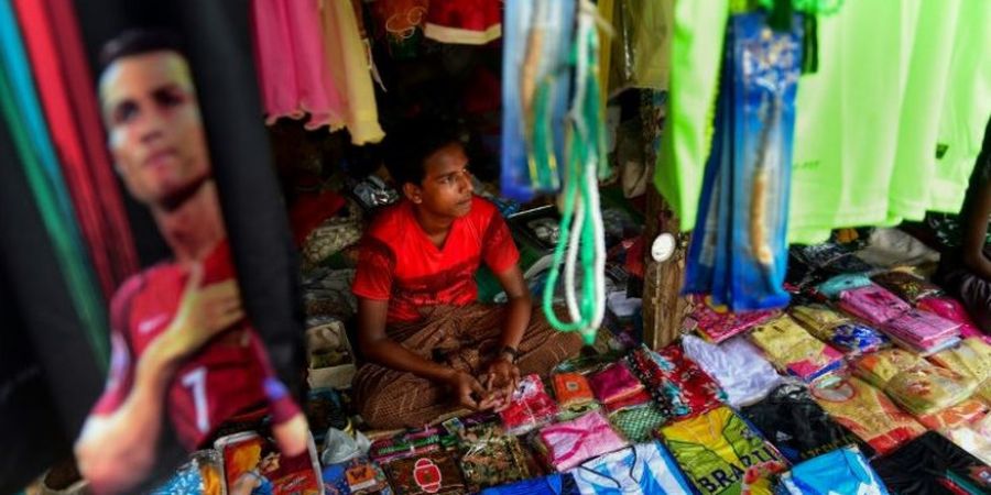 Semangat Piala Dunia 2018 Masih Terasa di Kamp Pengungsian Rohingya