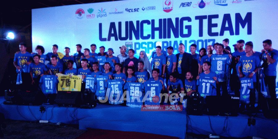 Biru Mendominasi Launching Jersey dan Tim PSPS