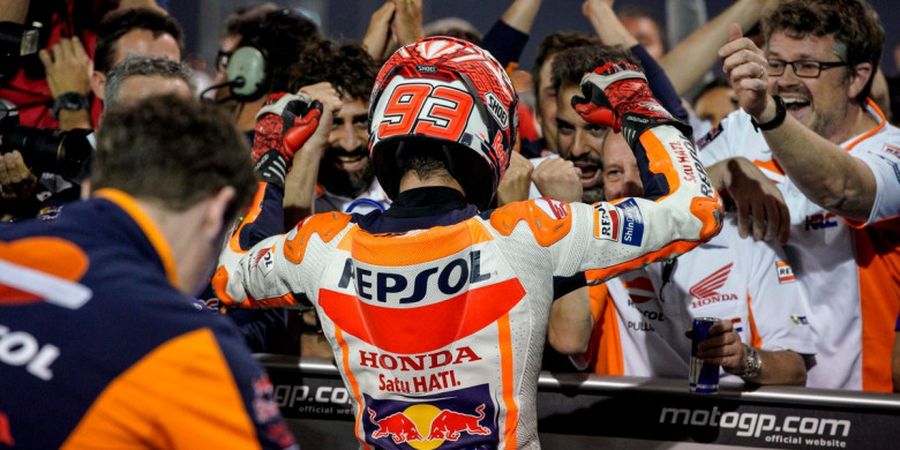 MotoGP Qatar 2018 - Marc Marquez Akui Andrea Dovizioso Pantas Memenangkan Balapan