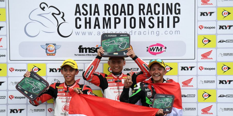 Tim Astra Honda Racing dan Rheza Danica Punya Peluang Kunci Gelar Juara pada ARRC di Sentul