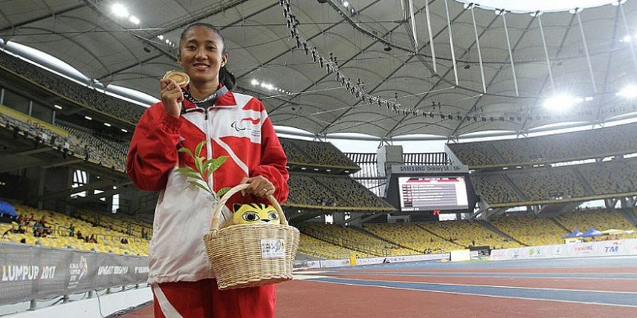 Putri Aulia Raih Tiga Medali Emas pada Nomor 'Sprint' ASEAN Para Games 2017