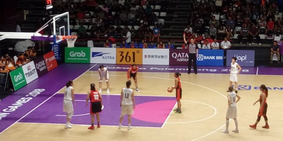Basket Asian Games 2018 - Tim Putri Indonesia Telan Kekalahan Telak dari Korea Bersatu