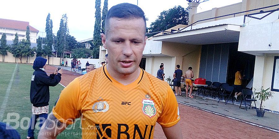 Nikola Komazec Bawa Bhayangkara FC Ungguli PSIS Semarang di Babak Pertama