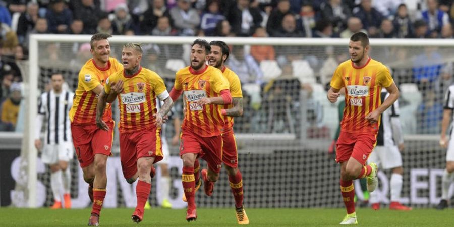 Hasil Babak I Juventus Vs Benevento - Tim Juru Kunci Unggul Sementara atas Bianconeri