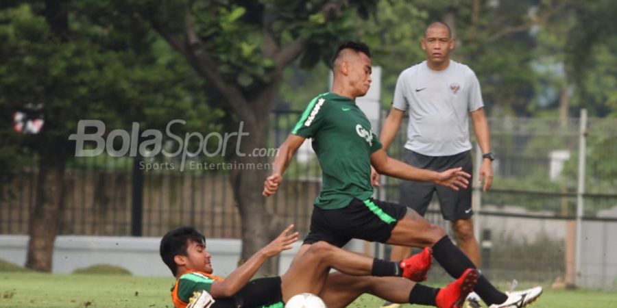 Laga Uji Coba Timnas U-22 Indonesia Kontra Bhayangkara FC Dihelat di Stadion Patriot