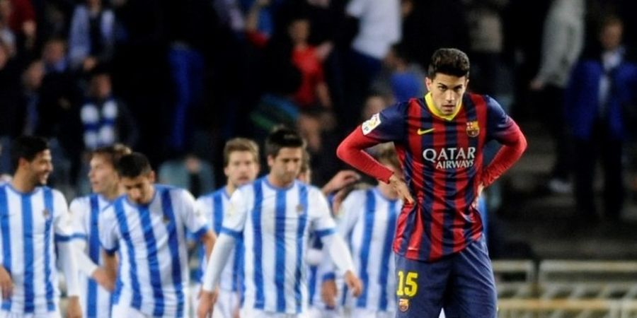 Kutukan Empat Pelatih Barcelona di Anoeta
