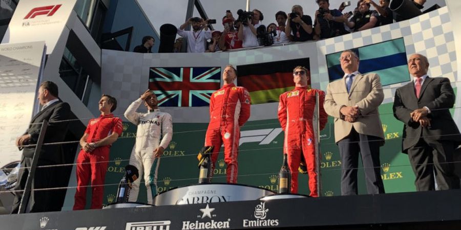 Klasemen F1 2018 - Kemenangan di Australia Bawa Sebastian Vettel Kembali Rebut 25 Poin Perdana di Ajang F1