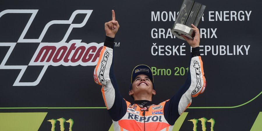 Lompatan Ini Membuat Marc Marquez Menang di MotoGP Republik Ceska 2017