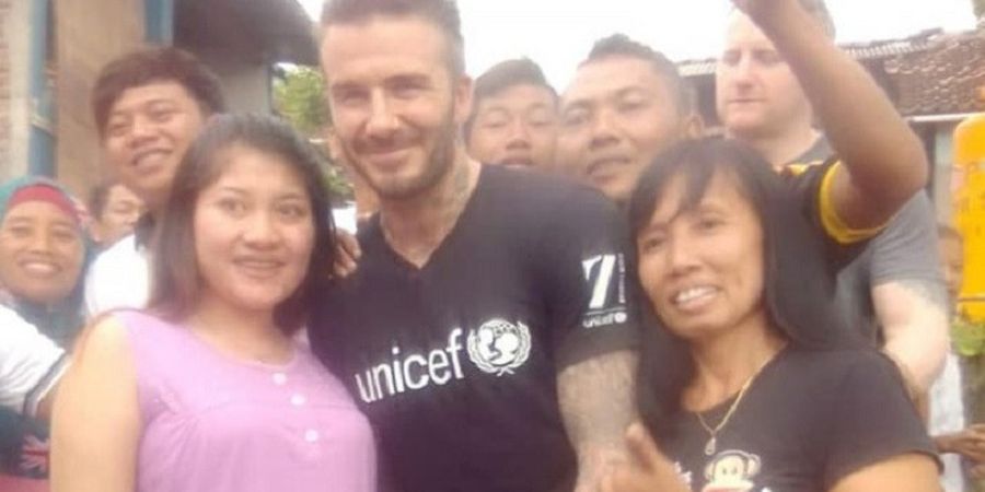 Heboh! Blusukan di Semarang, David Beckham Langsung Jadi Incaran Ibu-ibu zaman Now