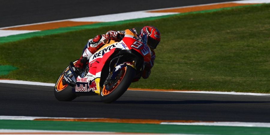 Marc Marquez Start Paling Depan, Dovizioso Ke-9 pada Balapan GP Valencia