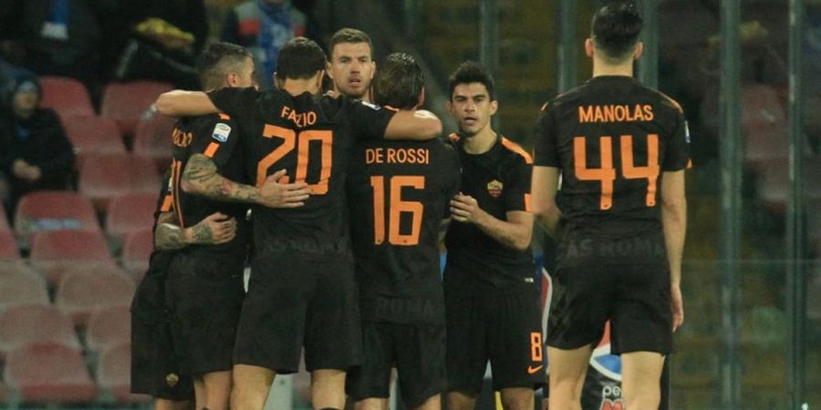 Napoli Vs AS Roma - Pemimpin Klasemen Liga Italia Remuk 2-4