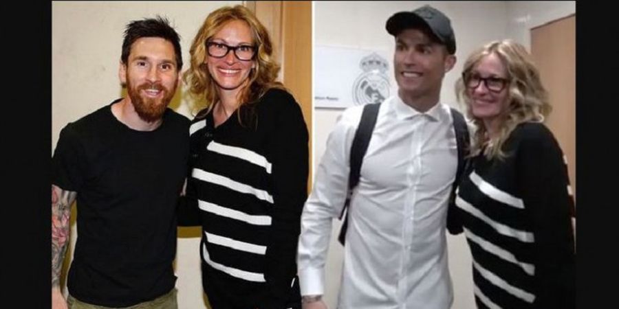 Aktris Julia Roberts Jadi Tamu Istimewa pada Laga Perdana Barcelona di Amerika Serikat