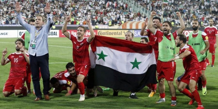 Ungkapan Syukur Manajer Usai Suriah Menjaga Asa Lolos ke Piala Dunia 2018