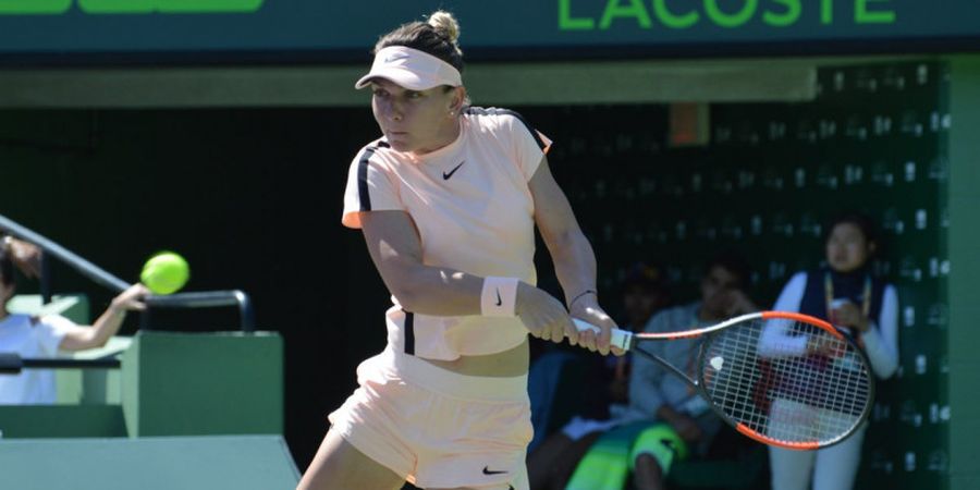 Miami Open 2018 - Tampil Buruk, Simona Halep Nyaris Tersingkir Lebih Awal