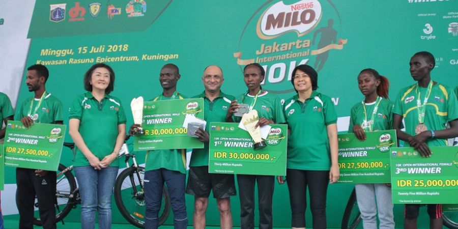 David Kilbet Jadi Juara pada MILO Jakarta International 10K 2018