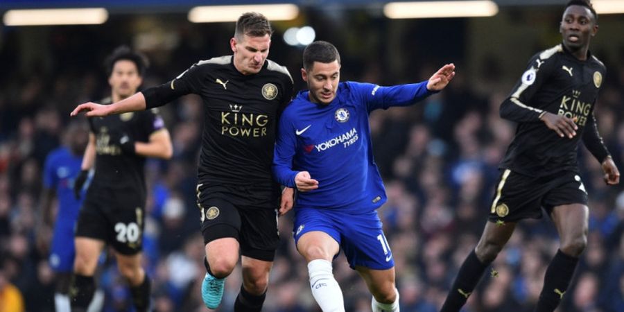 Hasil Chelsea Vs Leicester City - The Blues Ditahan Imbang Tanpa Gol oleh 10 Pemain Leicester City