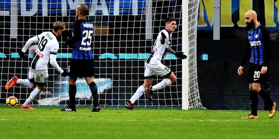 Hasil Akhir Inter Milan vs Udinese - Kekalahan Pertama Inter di Italia