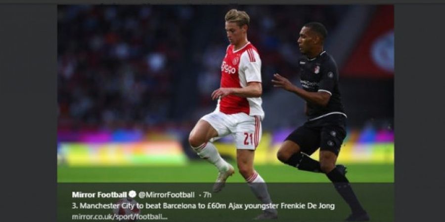 Usaha Terakhir Barcelona Mendatangkan Frenkie De Jong dari Ajax Amsterdam