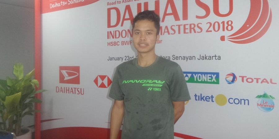 Anthony Sinisuka Ginting: Chen Long Grogi karena Suporter