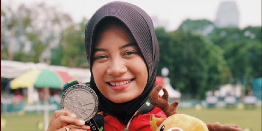 Asian Games 2018 - Siapa Sangka, Peraih Medali Perak Cabang Panahan Putri Ini adalah Seorang Bonita