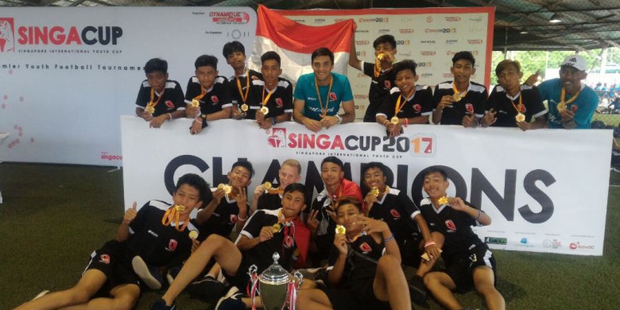Wakil Bandung Berjaya di Singa Cup 2017 U-14