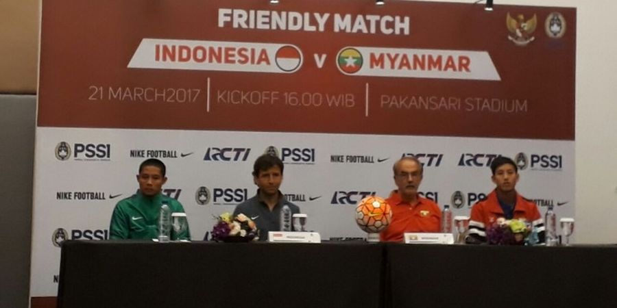 Laga Vs Myanmar, Luis Milla Cuma Puas di 12 Menit Pertama