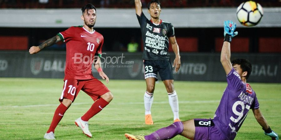 Stefano Lilipaly Bobol Bali United, Timnas U-23 Indonesia Unggul 2-0 di Babak Pertama