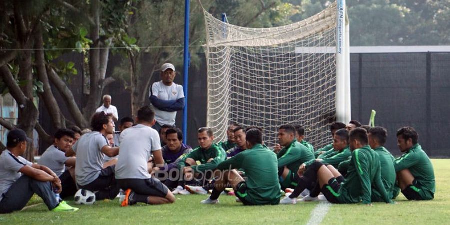 Ini Isi Ceramah Luis Milla Saat Sesi Latihan Timnas U-23 Indonesia