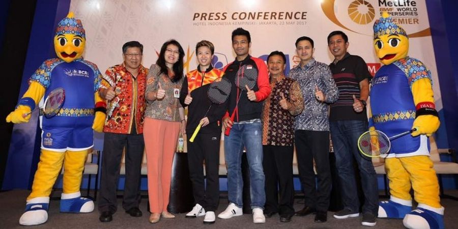 Indonesia Open 2018 Masuk Kategori Turnamen Level 2 dengan Uang Tunai Terbesar