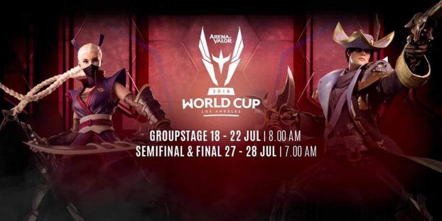 Link Live Streaming Arena of Valor World Cup 2018 - Hari Ini Timnas Indonesia Berjumpa Vietnam Jam 8 Pagi WIB