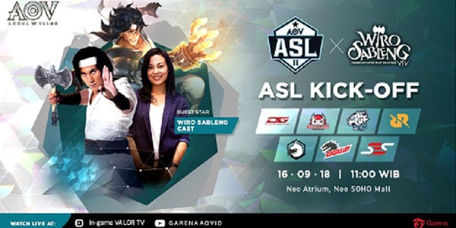 Saksikan Langsung Pertarungan Perdana AOV Star League Season 2